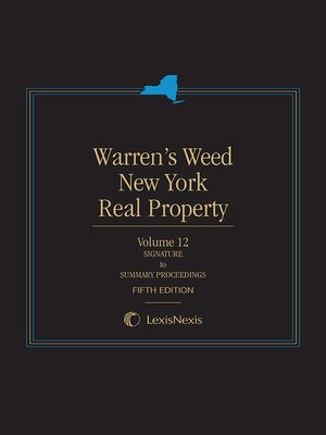 cover image of Warren's Weed New York Real Property